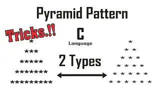 Tricks to print Pyramid Pattern with star for Beginners ( Bangla ) | C language