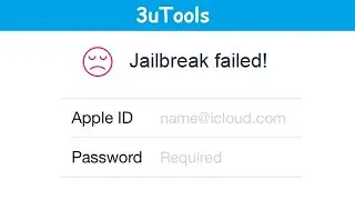 Если установка Jailbreak останавливается на 40% и требует Apple id