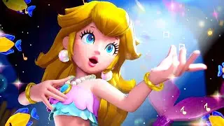 Mermaid Peach Story - All Stages - Princess Peach Showtime