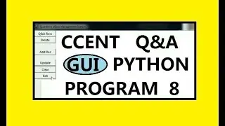 GUI Python Based Q&A Program