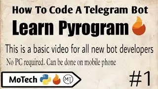 #1 | Install pyrogram and Set Files in repo 
