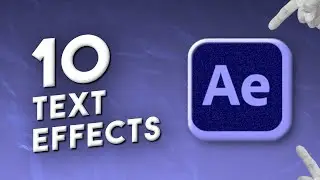 Top 10 TEXT EFFECTS In AFTER EFFECTS With NO PLUG-INS