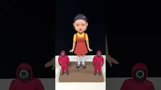 Wobble Trouble ：Soft Clay Bobbleheads Play Red Light, Green Light with the Doll