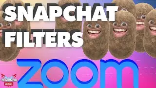 Zoom and SnapChat SnapCam Filters Fun with Meetings