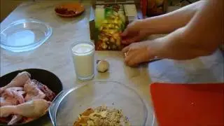 Орехово-кефирный маринад для курицы / Walnut-kefir-based marinade sauce for chicken
