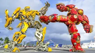 Transformers: Rise of The Beasts - Bumblebee vs Iron Man Final Fight | COMOSIX TECH [HD]