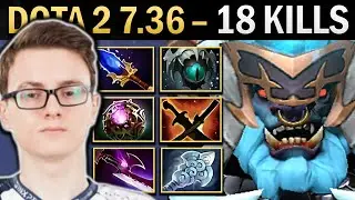 Spirit Breaker Gameplay Miracle with SNY and 18 Kills - Dota 2 7.36