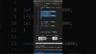 Shortcut Single Line Comment Dan Multi Line Comment Di Visual Studio Code 