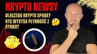 Kryptowaluty wiadomości! Dlaczego rynek krypto spada? Wieloryby wyprzedają Bitcoina?