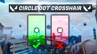 VALORANT Circle Dot Crosshair Settings [EASY]