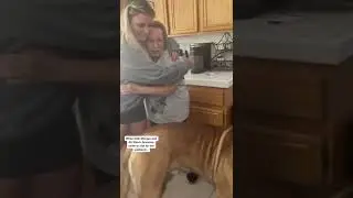 Giant Dog Bowser FREAKS out at his Favorite people being home 
