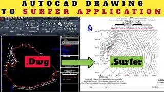 Import AutoCad drawing into surfer in 2025 || 