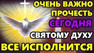 Самая Сильная Молитва Святому Духу ПРОЧТИ 1 РАЗ! Сегодня ПРОИСХОДЯТ ЧУДЕСА! Православие