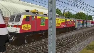 Indian Railways Rescue Loco FAILED In Nakpur Diamond Crossing | MSTS Train Simulator