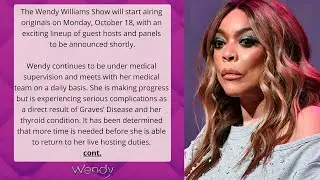 Wendy Williams NOT Returning to Talk Show as Expected