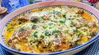 Как это ВКУСНО! Вы так КУРИЦУ еще не готовили. Куриные бедра с грибами в ВКУСНЕЙШЕМ соусе.ОБЪЕДЕНИЕ!