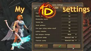 My In-game Settings (Visual, Keyboard, UI, etc.) - Drakensang Online