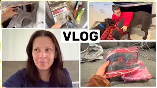 США Прямо под настроение Первые покупки к школе Примерка Семейный Влог Big big family in USA VLOG