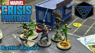 Marvel Crisis Protocol Battle Report [113] Asgardians VS Web Warriors UPDATED CARDS