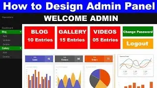 30. How to design make admin panel page in HTML PHP, How to Setup Files and make a Admin panel