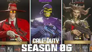 ALL Season 6 Bundles Showcase & Dates (Skeletor, Alucard, Zombie, Ash & MORE!) - Modern Warfare 2