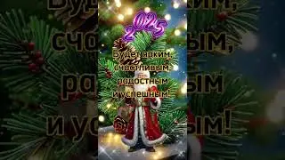Поздравление с новым 2025 годом!