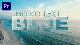 Mirror or glossy text in your video - Premiere Pro tutorial | Mirror or glossy text |