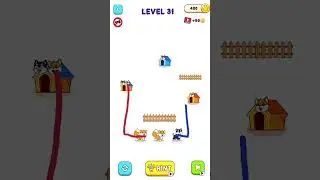 LEVEL 31 DOGE CANNOT TOUCH OTHER DOG? Doge Rush to Home: Draw Puzzle #short #doge #dogs #dog #puzzle