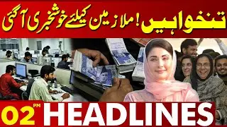 Salary Increase? Good News For Employees | 02PM Headlines Lahore News | 15 Jan 2025