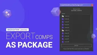 Convert AE Project To Motiontrill Liveview Package (Free Script)