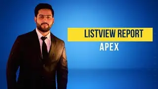 How to Create List-View Form Using Wizard  in Oracle Apex