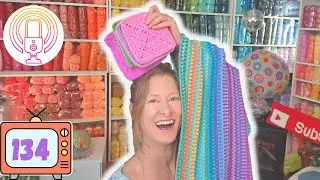 Garden Square, Tour, and Temp!  New Knitting Podcast Episode134