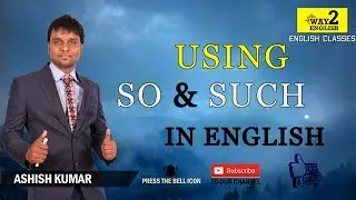 USING SO AND SUCH IN ENGLISH | ENGLISH GRAMMAR IN ENGLISH WITH EXAMPLES.