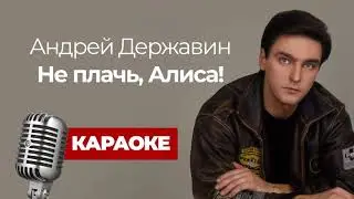 Андрей Державин - Не плачь, Алиса! Караоке версия