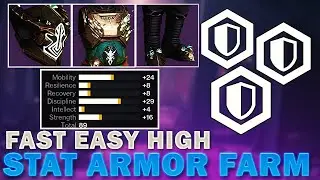 Destiny 2 Do This High Stat Armor Farm NOW! Guaranteed Quadruple 100 State (Fast Easy Guide)