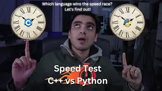 Which one is faster Python(.py) or C++(.cpp) | Speed Test 🚀