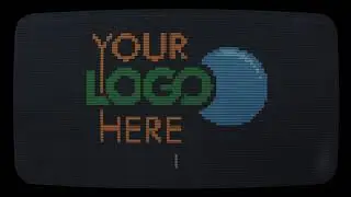 664  - Vintage retro Startup PC computer Logo Reveal technology programing animation intro