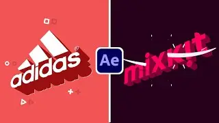 NEW! Trendy Logo Animation in After Effects - After Effects Tutorial | Simple Logo Animation