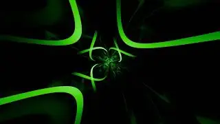 Abstract Background Video 4k TV VJ LOOP NEON Yellow Green Visual Hypnotic Visual ASMR Motion Graphic