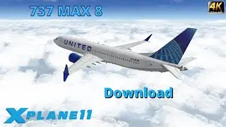 737 Max Download (Zibo Quality) | X Plane 11