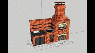 ПРОЕКТ комплекса барбекю КМ L 78 radius 2 для самостоятельного строительства