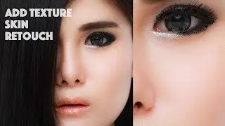 How To Add Texture High-End Skin Retouching in Photoshop Tutorial