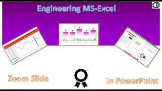 Slide Zoom In PowerPoint Presentation with Engineering ms excel.