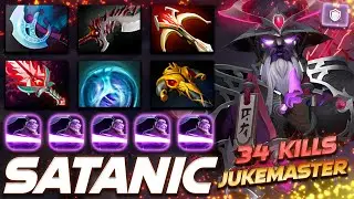 Satanic Void Spirit 34 Kills Jukemaster - Dota 2 Pro Gameplay [Watch & Learn]