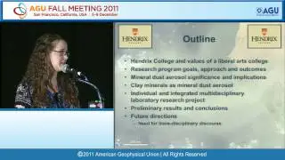 Fall Meeting 2011: Atmospheric Dust: Interdisciplinary Studies II