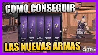 CONSIGUE las NUEVAS ARMAS  de INAZUMA 4* FORJABLES - UBICACIÓN - LOCALIZACIÓN | GENSHIN IMPACT