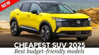 Cheapest New SUVs and Crossovers Starting at $19,999 (2025 Lineup Review)