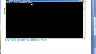 MySql Tutorial 1 How to create database
