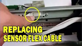 HOW TO REPLACE THE EPSON ENCODER SENSOR FLEX CABLE WITHOUT REMOVING THE PRINTHEAD