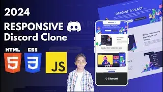 Discord Clone using HTML, CSS & JavaScript | Sigma Web Development Course Tutorial